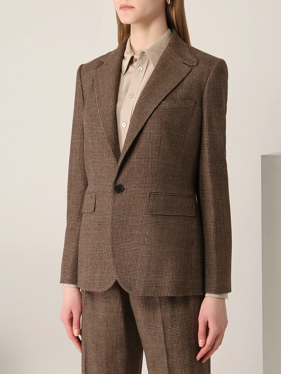 Пиджак шерстяной в клетку, Клетка, 290856465001
Пиджак шерстяной в клетку, Клетка, 290856465001