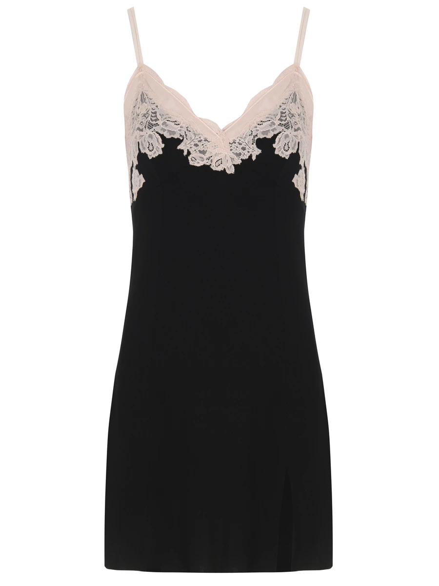 Сорочка из модала, Черный, W21RC01/X/965 
Сорочка из модала, Черный, W21RC01/X/965