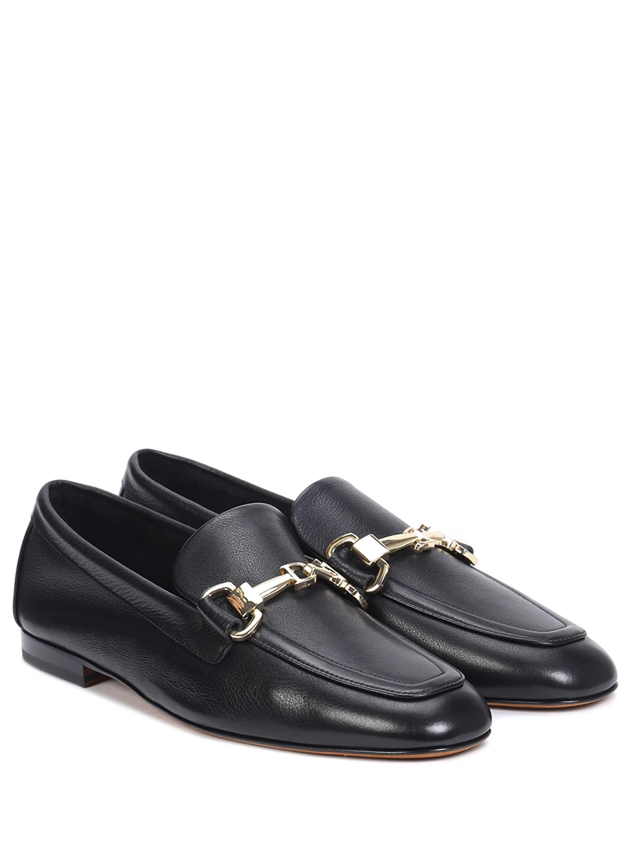 Лоферы кожаные, Черный, 8544 
Лоферы кожаные, Черный, 8544