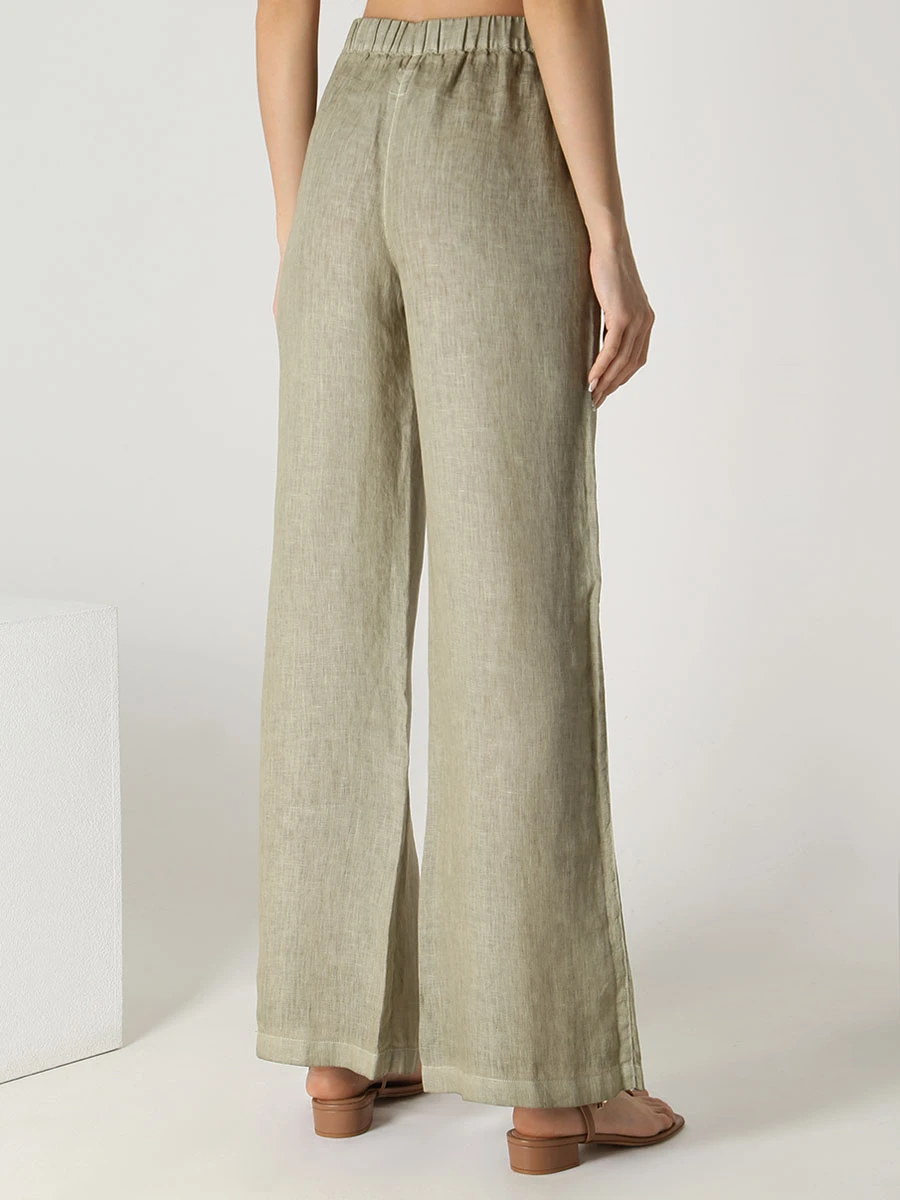 Брюки льняные, Зеленый, Y0W22970000115S00 YS32
Брюки льняные, Зеленый, Y0W22970000115S00 YS32