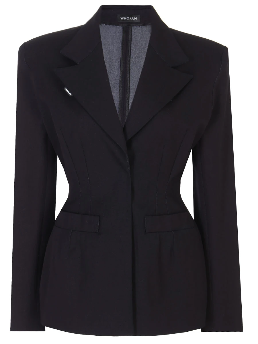 Пиджак хлопковый, Черный, FJ2-SS22.2 
Пиджак хлопковый, Черный, FJ2-SS22.2