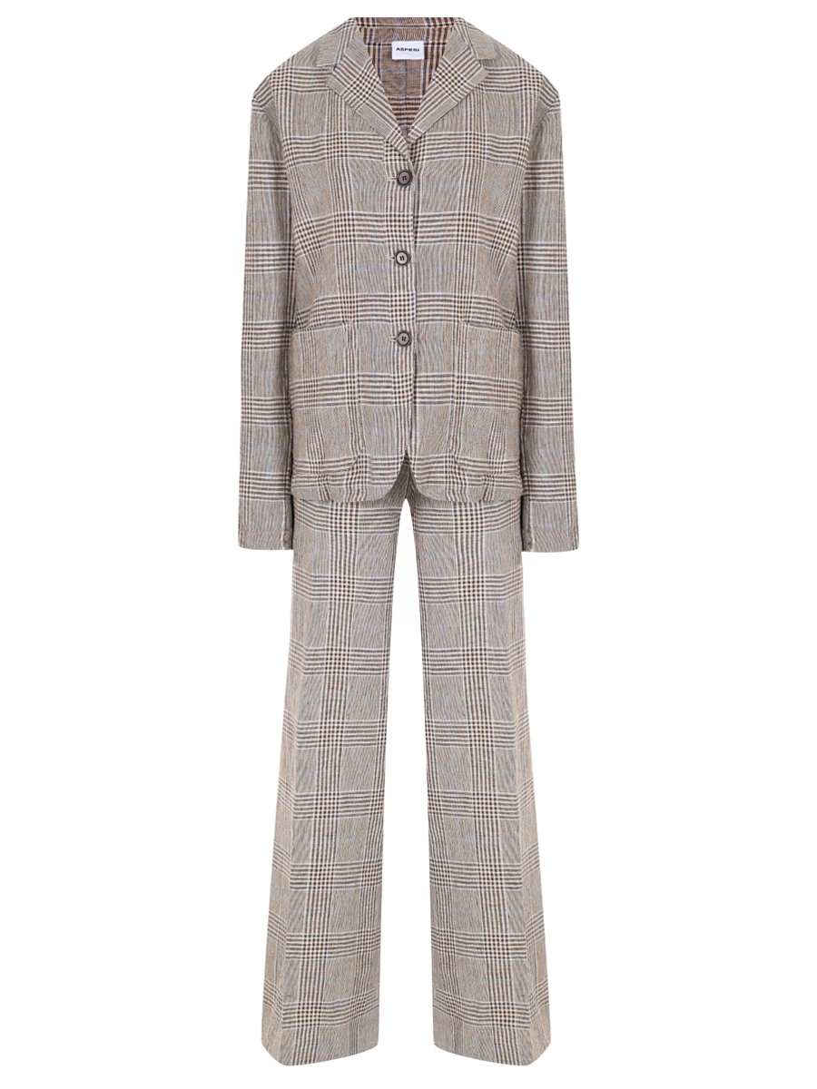 Костюм из хлопка и льна, Бежевый, 1010 P108 40331
Костюм из хлопка и льна, Бежевый, 1010 P108 40331