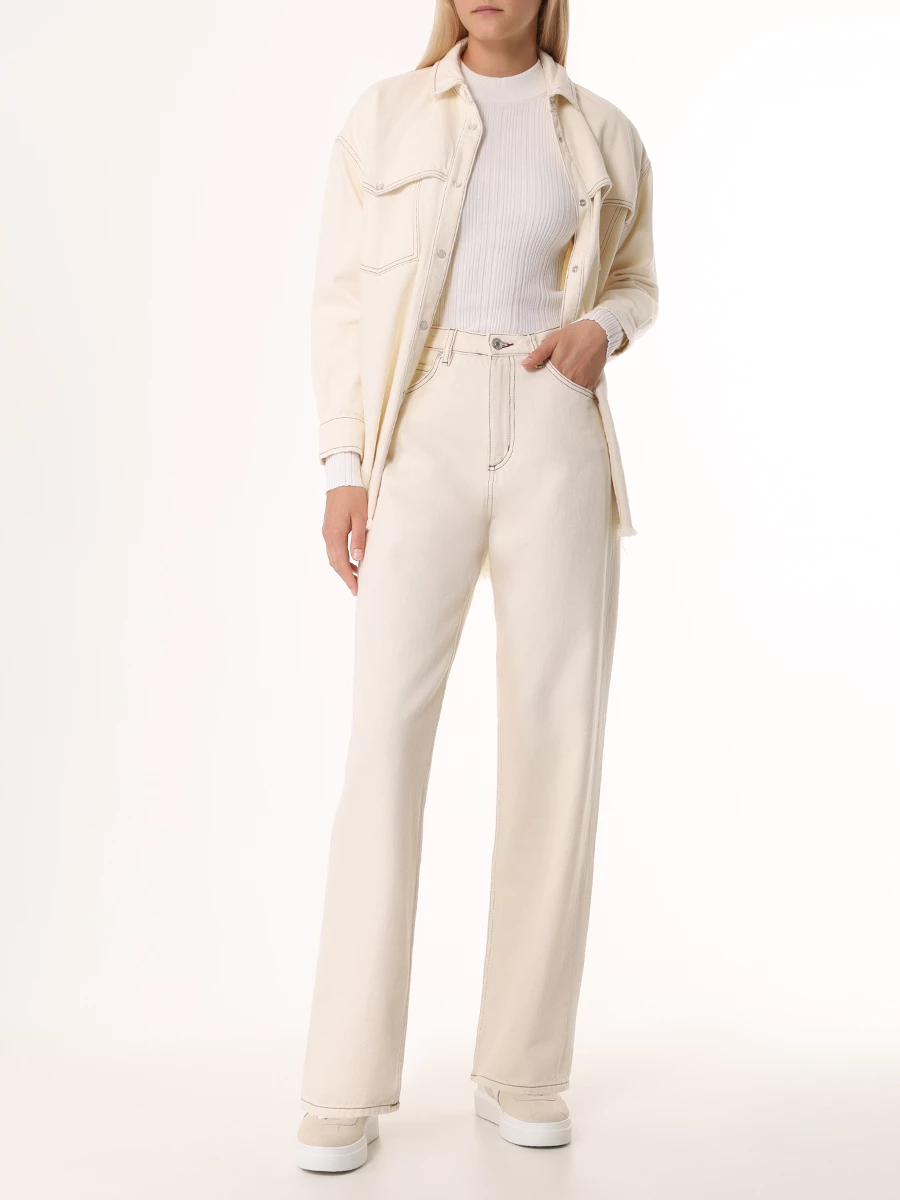 Джемпер из вискозы, Кремовый, 50518311/102 
Джемпер из вискозы, Кремовый, 50518311/102