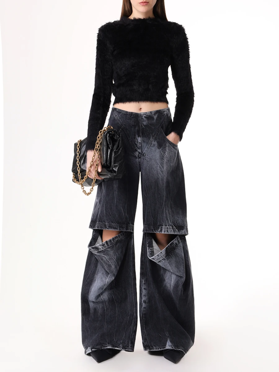 Джемпер из экомеха, Черный, 794099 T6233 1000
Джемпер из экомеха, Черный, 794099 T6233 1000