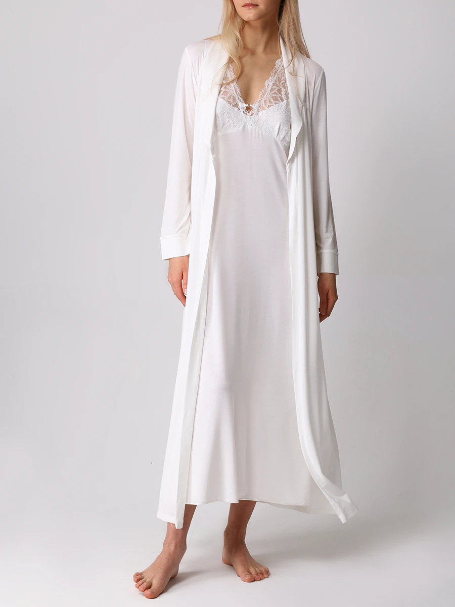 Сорочка из модала, Бежевый, W45HC02/L HAITI/L 101
Сорочка из модала, Бежевый, W45HC02/L HAITI/L 101