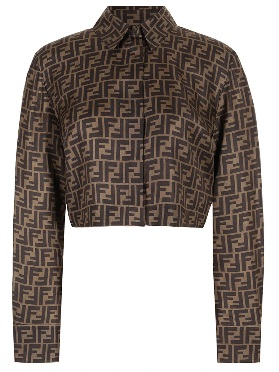 Блуза шелковая, Коричневый, FS8210 A8G3 F1440
Блуза шелковая, Коричневый, FS8210 A8G3 F1440