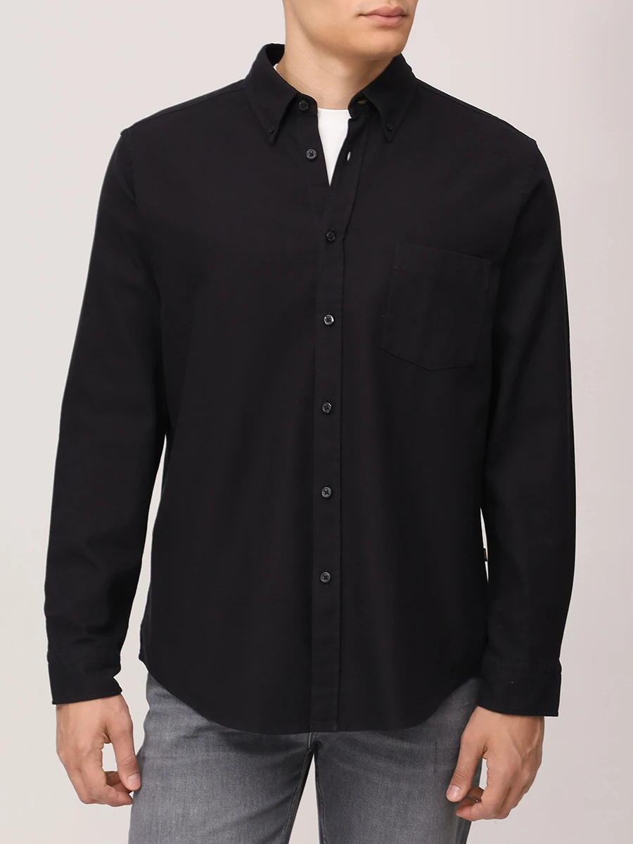 Рубашка Regular Fit хлопковая, Черный, 50530843/001
Рубашка Regular Fit хлопковая, Черный, 50530843/001