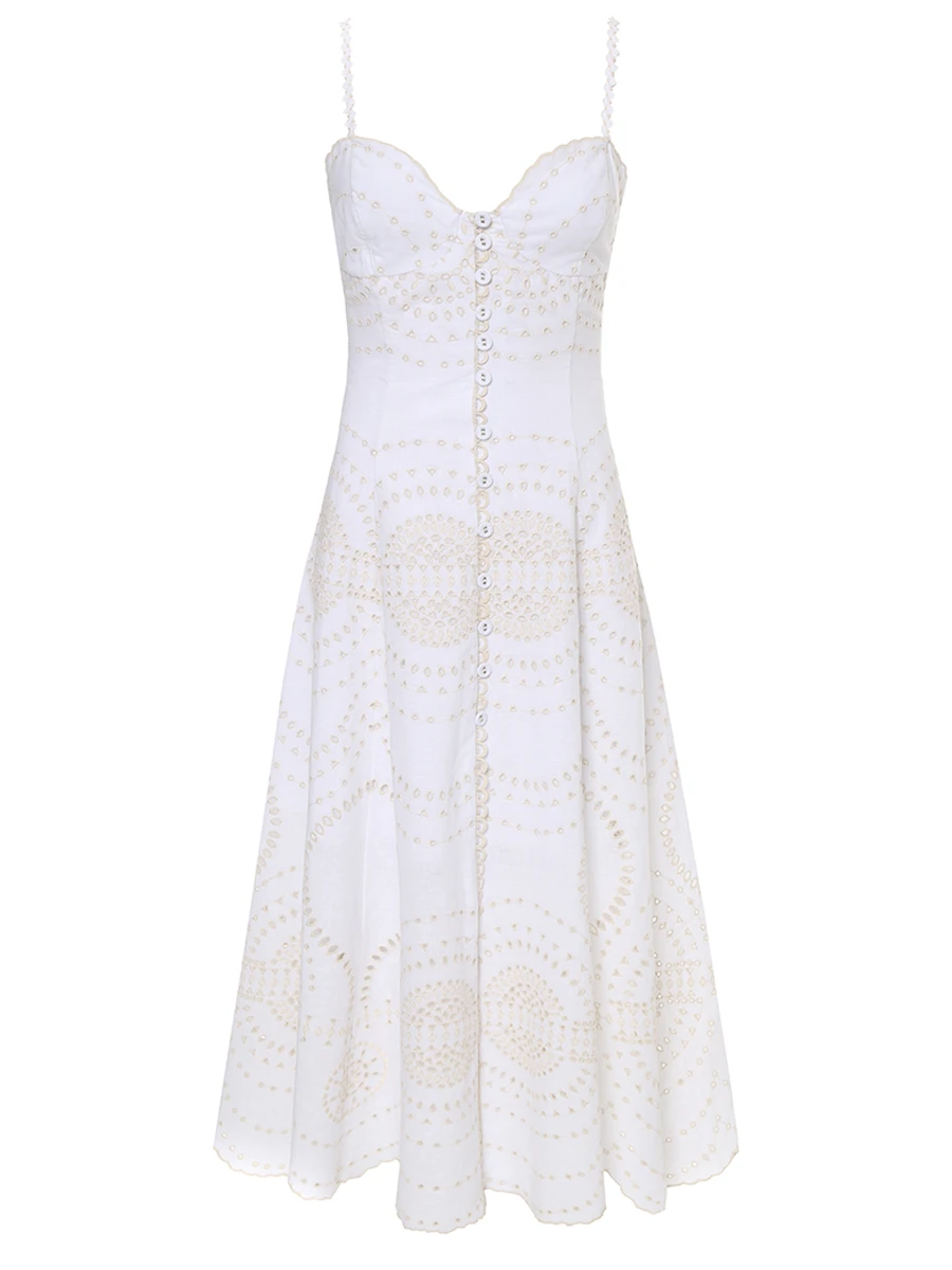 Сарафан хлопковый, Белый, 254612
Сарафан хлопковый, Белый, 254612