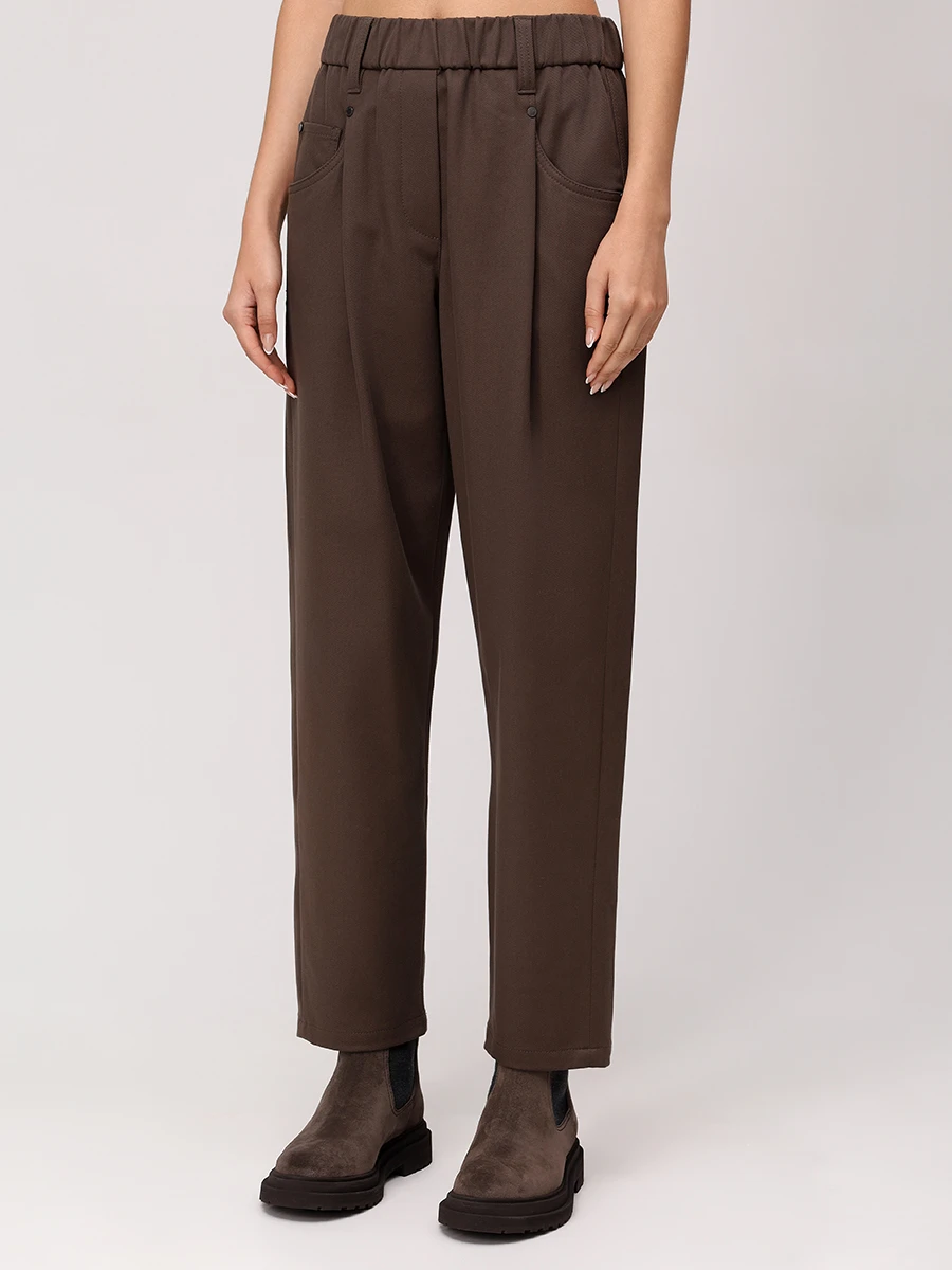 Брюки хлопковые, Коричневый, MP126P8417 C4222
Брюки хлопковые, Коричневый, MP126P8417 C4222