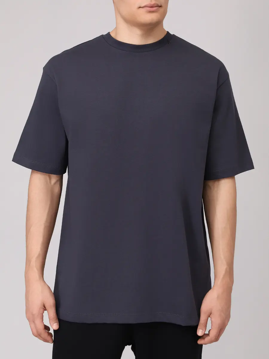 Футболка хлопковая, Серый, CFABM01851 FERRO Темно -
Футболка хлопковая, Серый, CFABM01851 FERRO Темно -