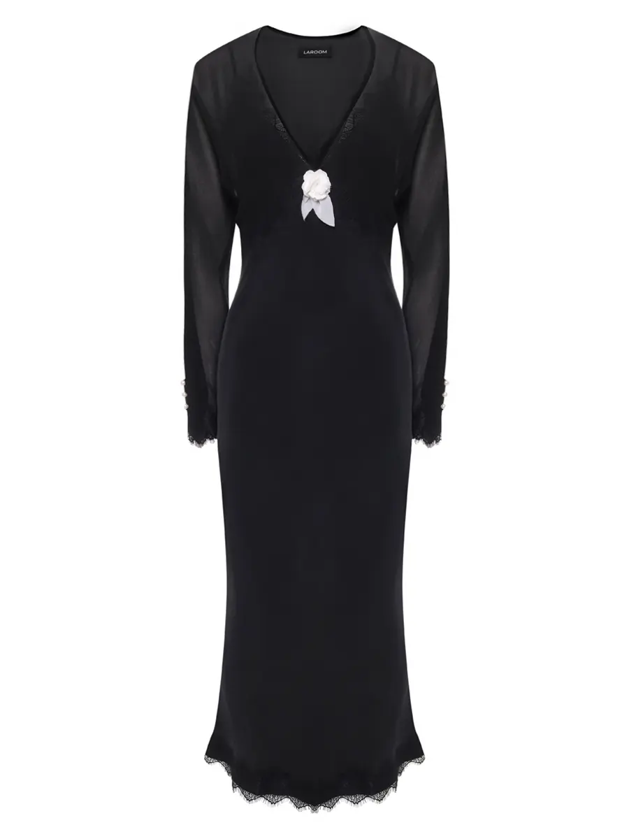 Платье с кружевом, Черный, fw26-2667
Платье с кружевом, Черный, fw26-2667