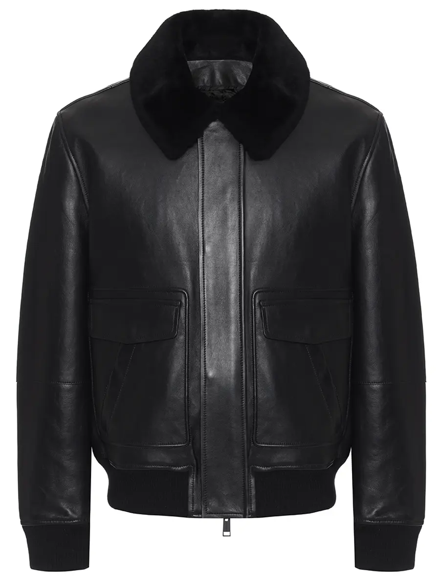 Бомбер кожаный, Черный, 26W25WHV20165AGAN С99
Бомбер кожаный, Черный, 26W25WHV20165AGAN С99