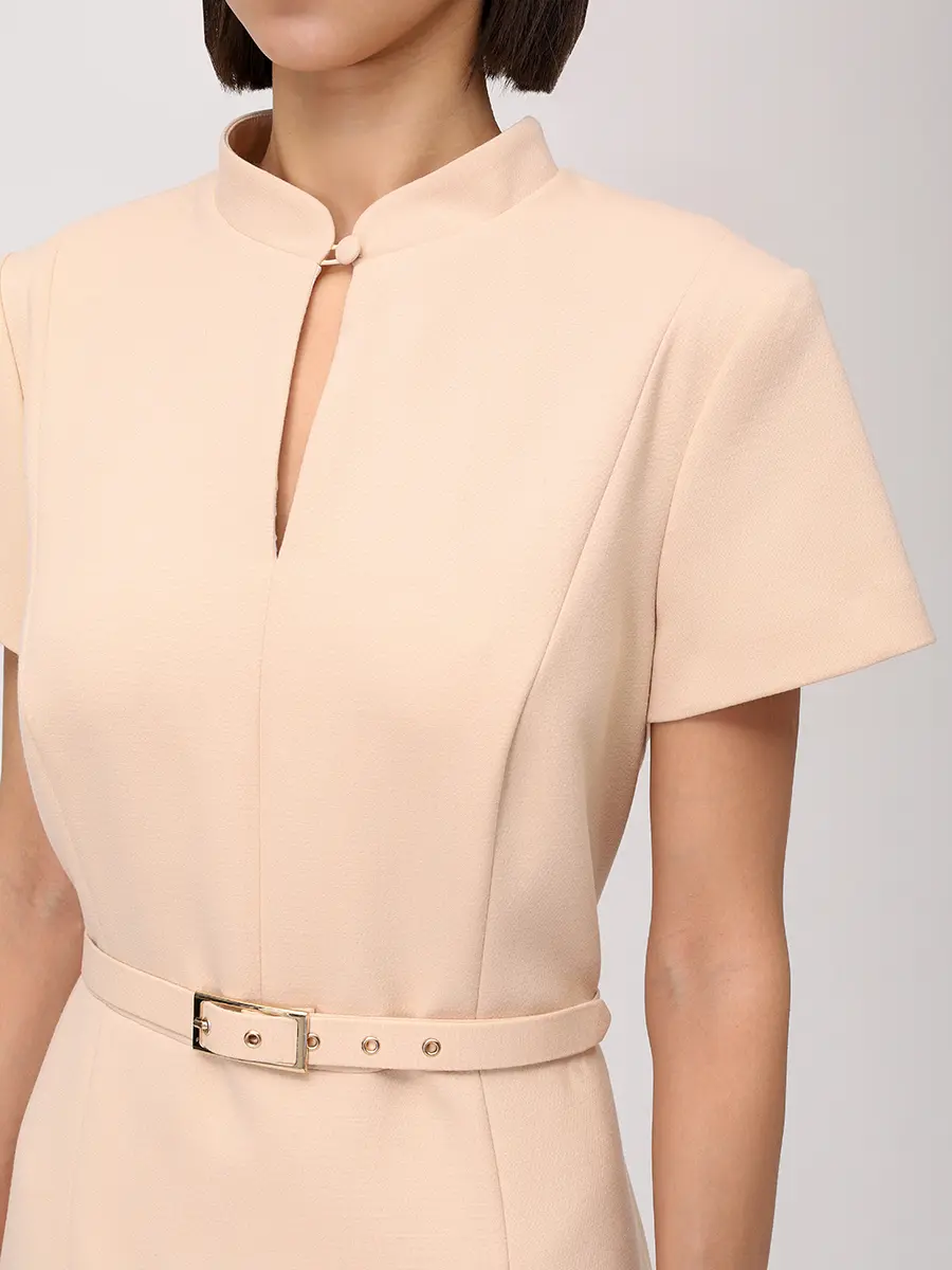 Платье-футляр из хлопка и вискозы, Бежевый, SS253634M/BEG
Платье-футляр из хлопка и вискозы, Бежевый, SS253634M/BEG