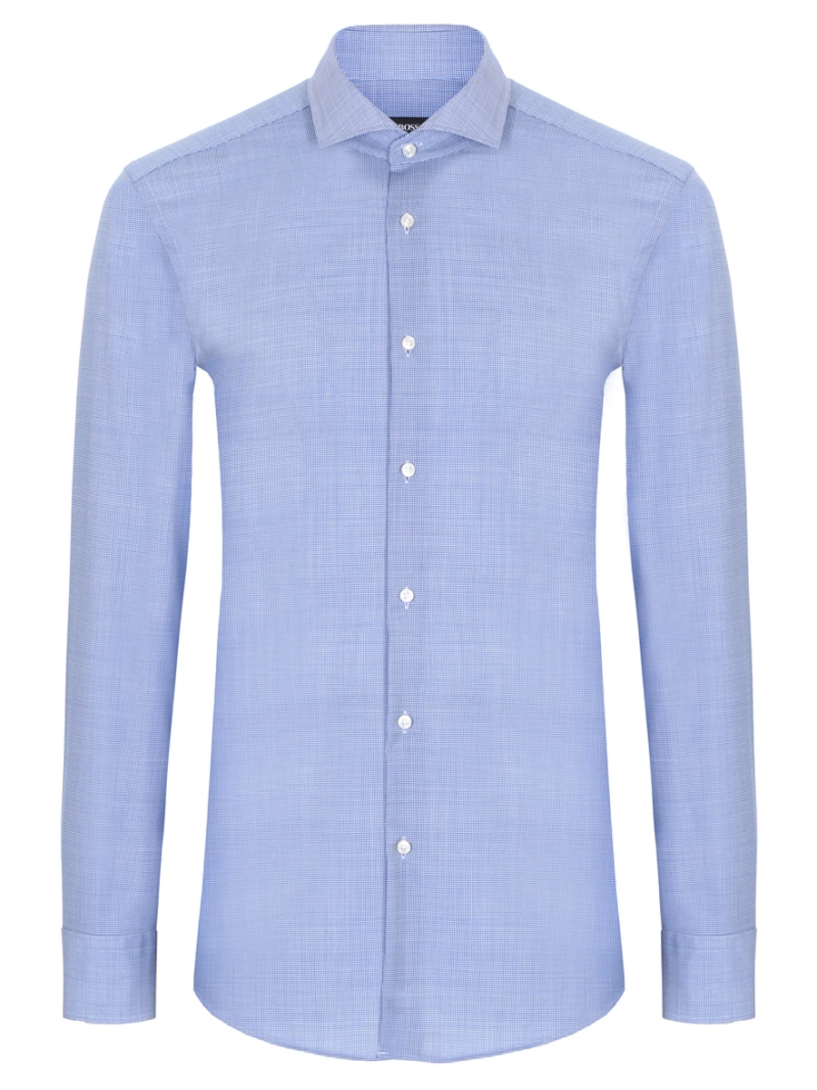 

Рубашка Slim Fit шерстяная, Синий, 50440081/420