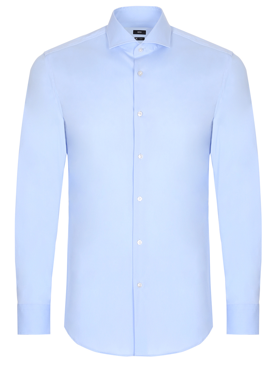 Рубашка Slim Fit хлопковая BOSS