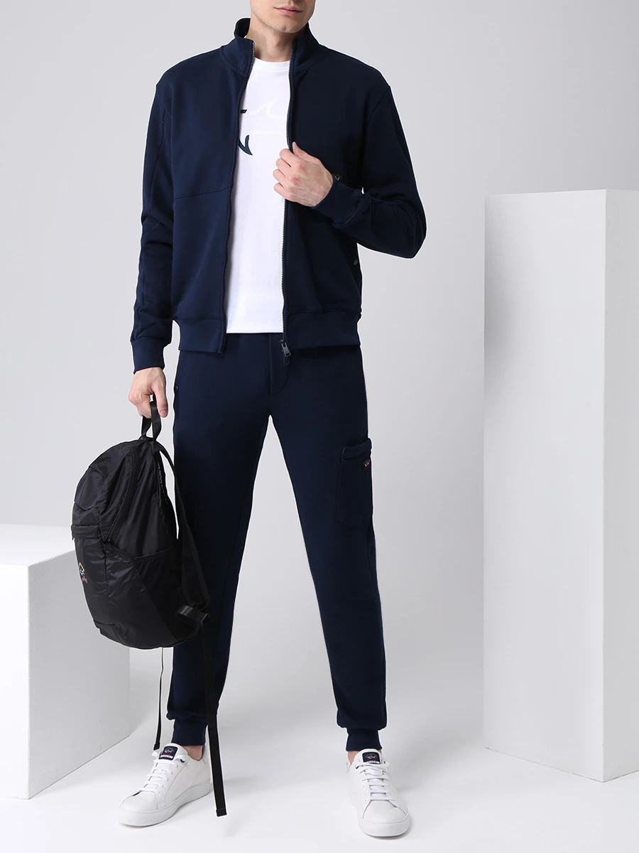 Костюм хлопковый PAUL & SHARK 21411911/013 Синий  Фото 2