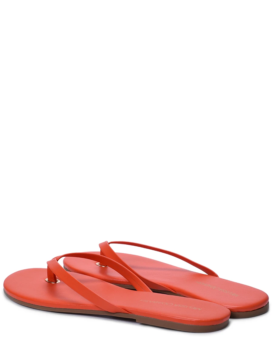 

Сланцы кожаные, Оранжевый, Sandals CR