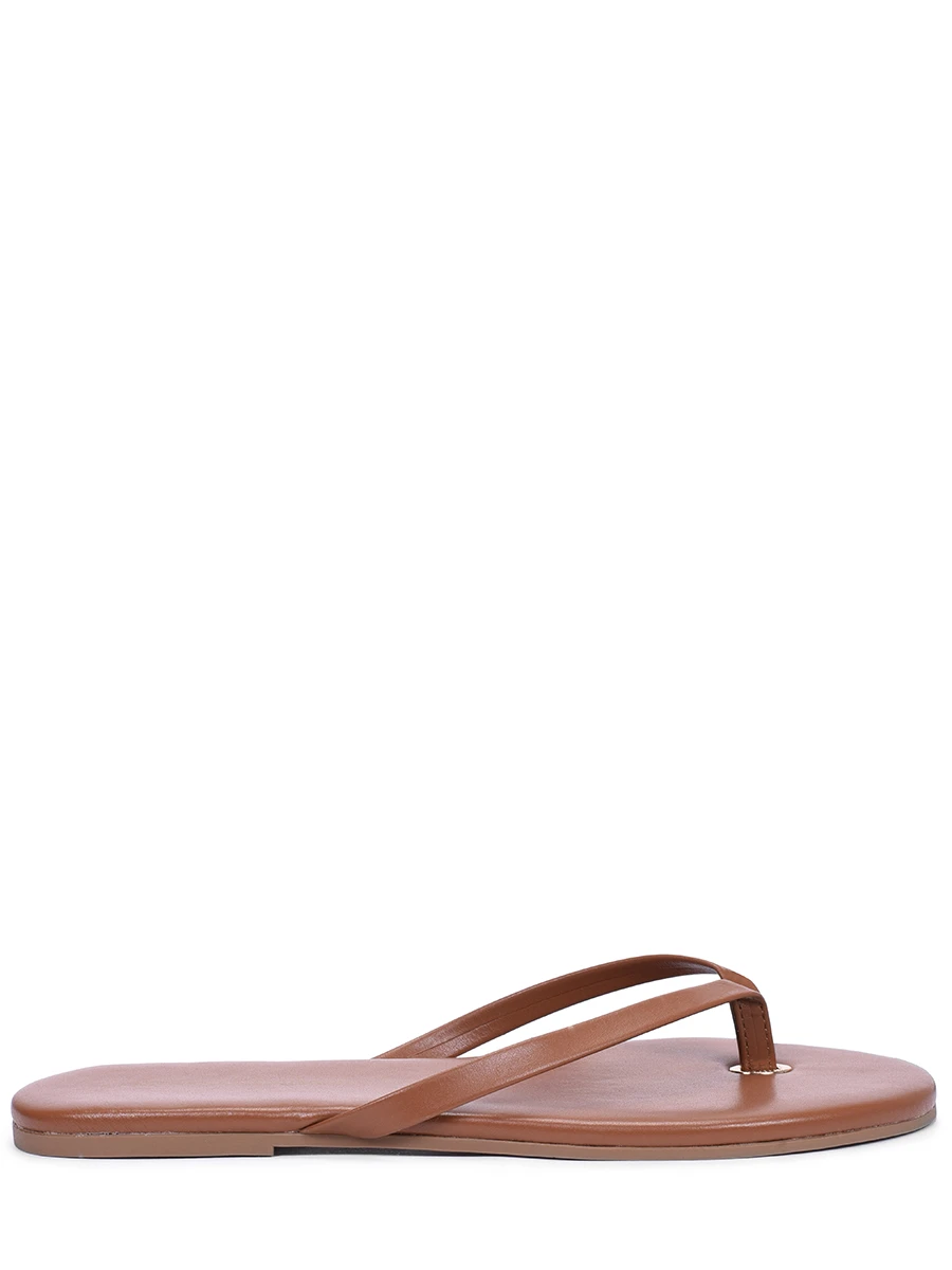 Сланцы кожаные MELISSA ODABASH Sandals CR, размер 36, цвет коричневый - фото 1