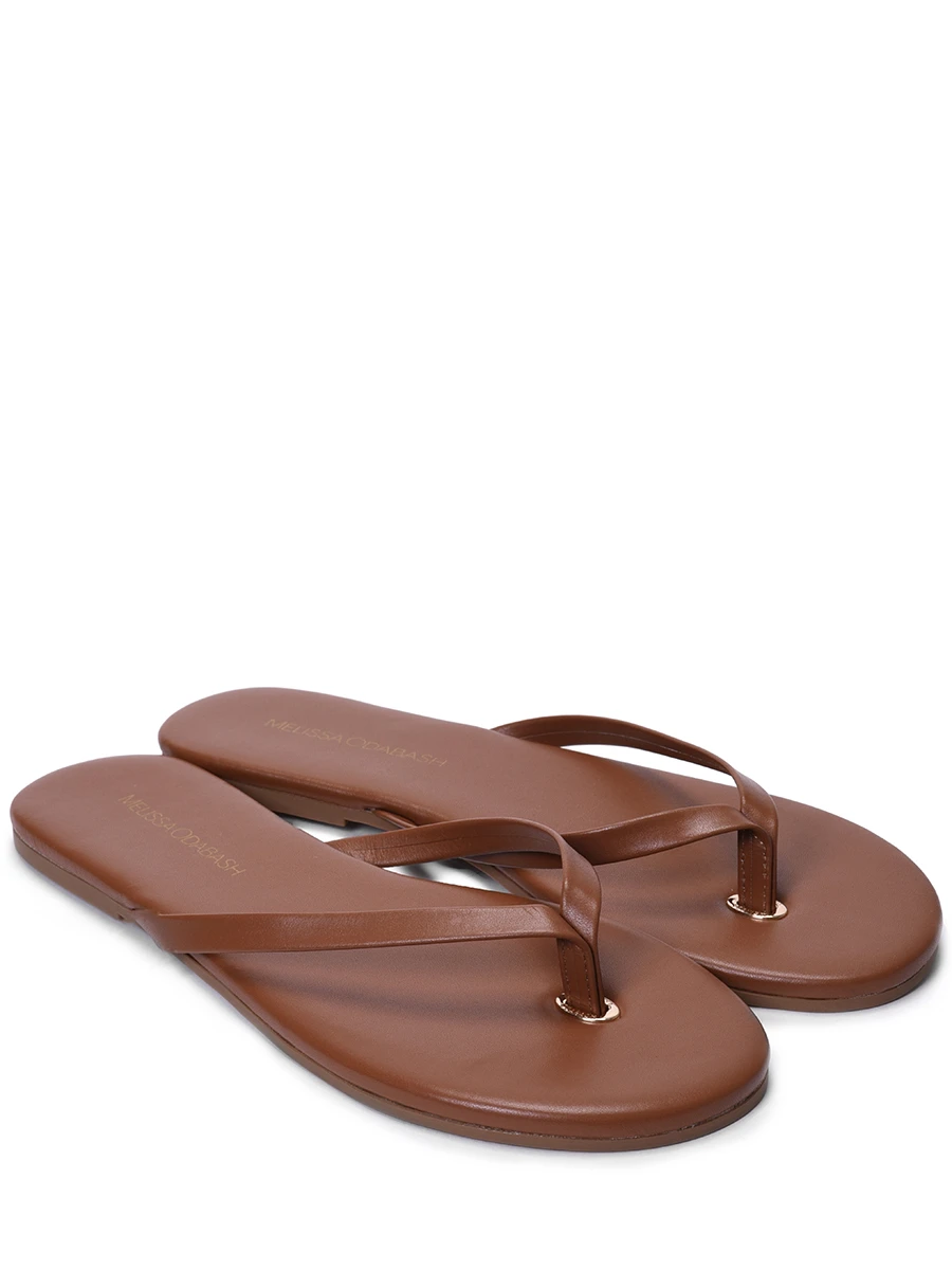 Сланцы кожаные MELISSA ODABASH Sandals CR, размер 36, цвет коричневый - фото 2