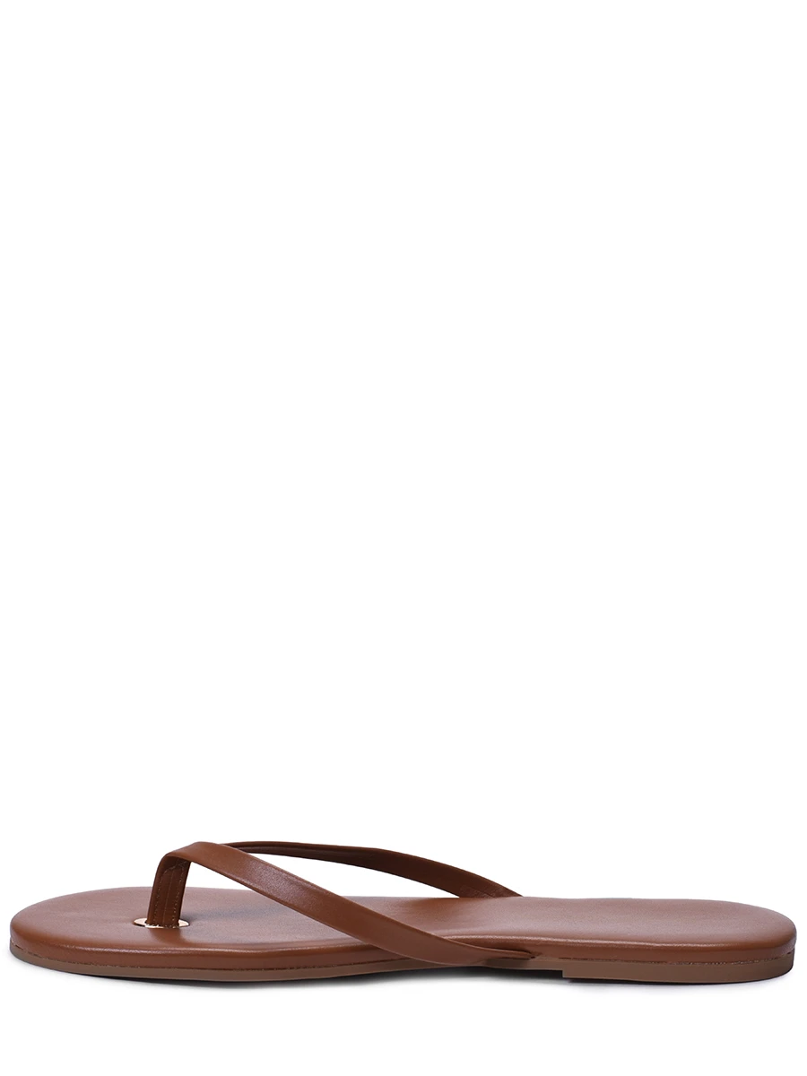 Сланцы кожаные MELISSA ODABASH Sandals CR, размер 36, цвет коричневый - фото 3