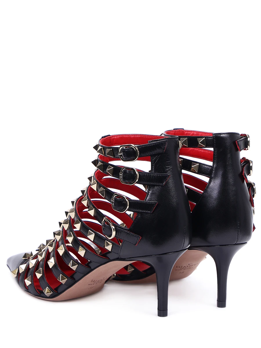 

Босоножки кожаные Rockstud Alcove, Черный, WW2S0CK8CUS 0NO