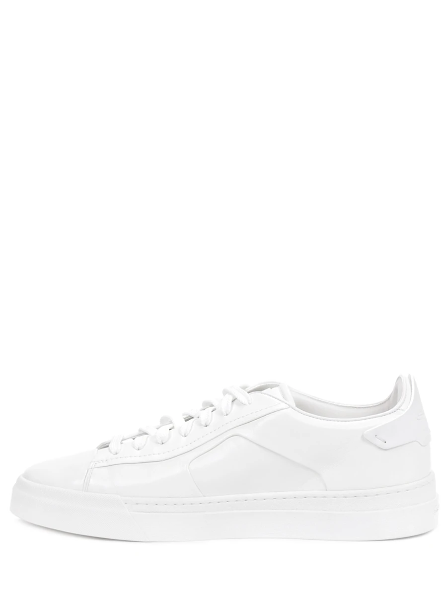 

Кеды кожаные, Белый, MBGT21553PNNGNHRI50/BIANCO