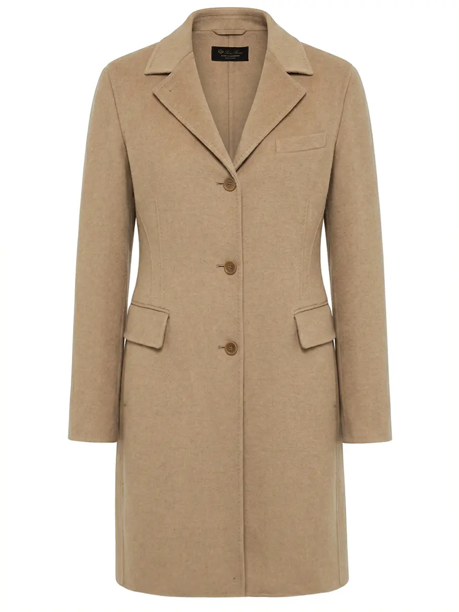 Пальто кашемировое LORO PIANA faf0106 Бежевый 