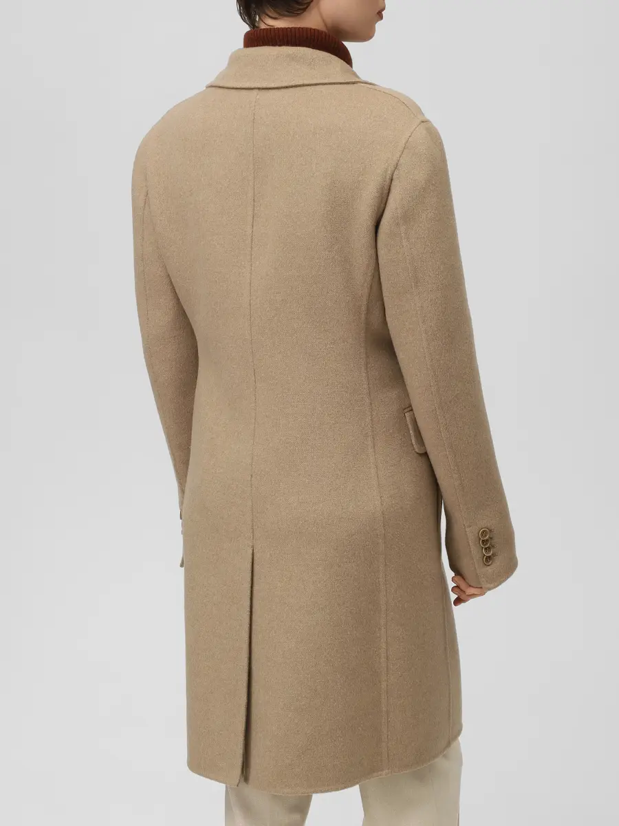 Пальто кашемировое LORO PIANA faf0106 Бежевый  Фото 3