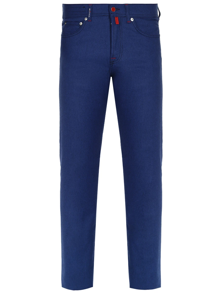 Брюки шерстяные KITON 1h9958/upngs1 Синий 