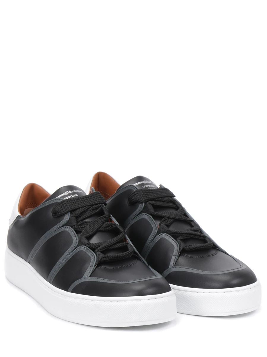 

Кеды кожаные, Черный, LHSWI A5029X REN