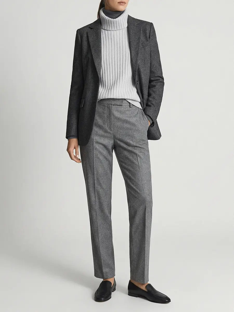 Свитер кашемировый BRUNELLO CUCINELLI M12596123 C2642 Серый  Фото 2