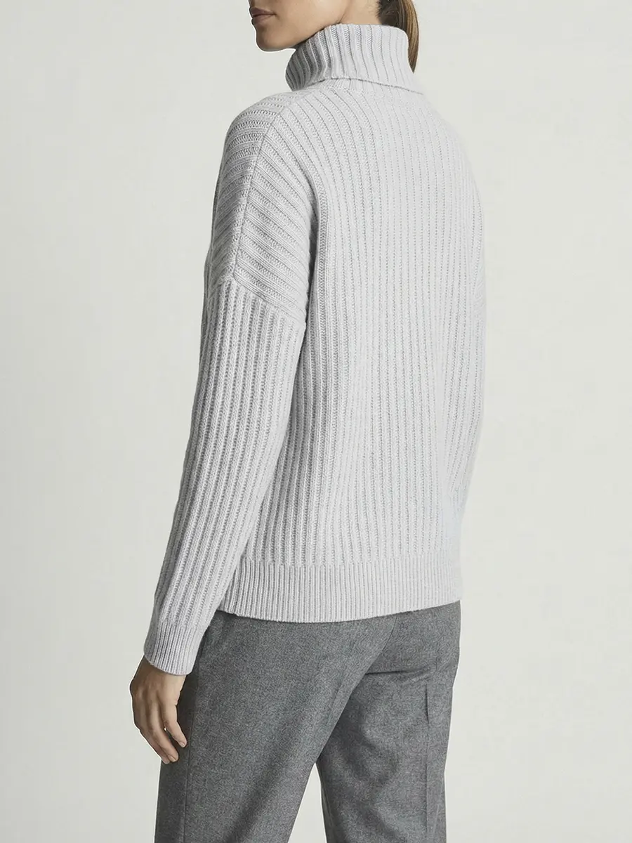 Свитер кашемировый BRUNELLO CUCINELLI M12596123 C2642 Серый  Фото 3