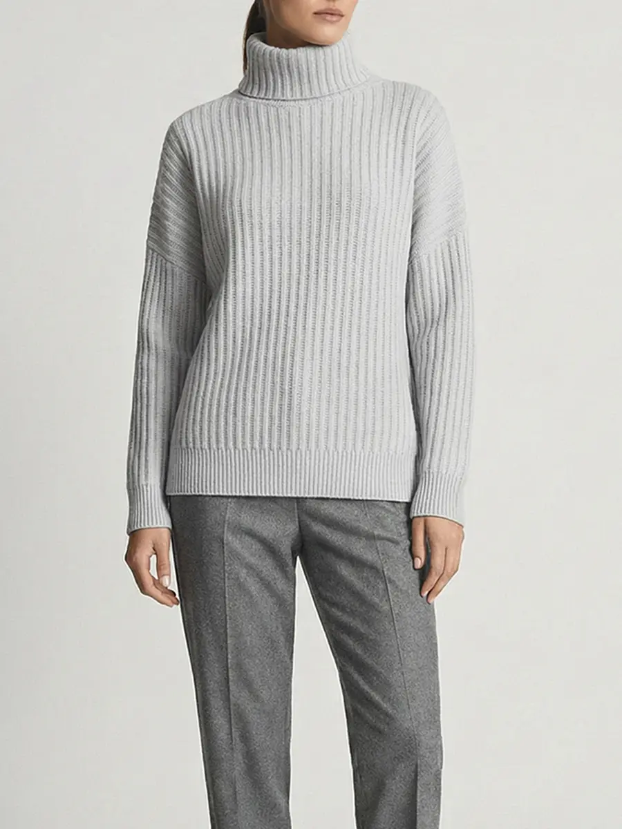 Свитер кашемировый BRUNELLO CUCINELLI M12596123 C2642 Серый  Фото 4