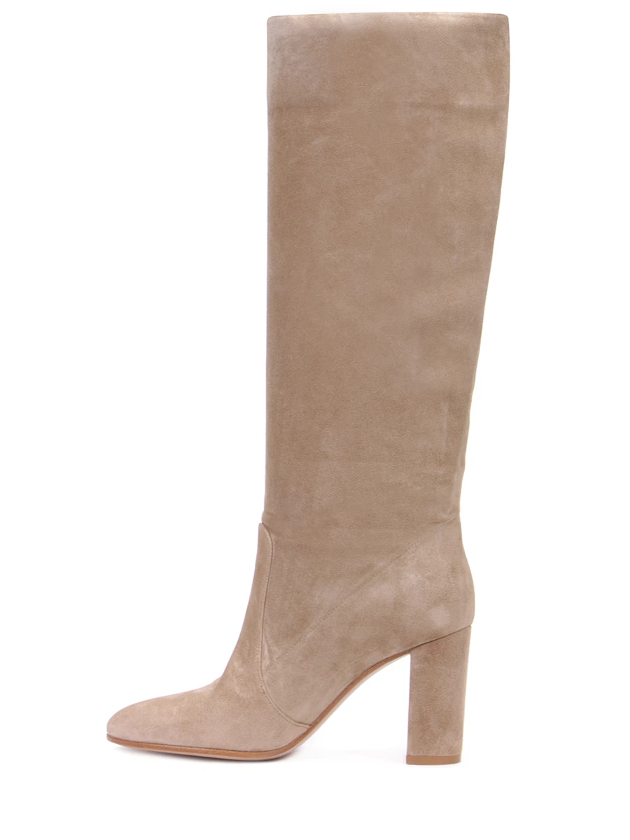 Сапоги замшевые Glen GIANVITO ROSSI G80627.85RIC.C45BISQ Бежевый  Фото 3