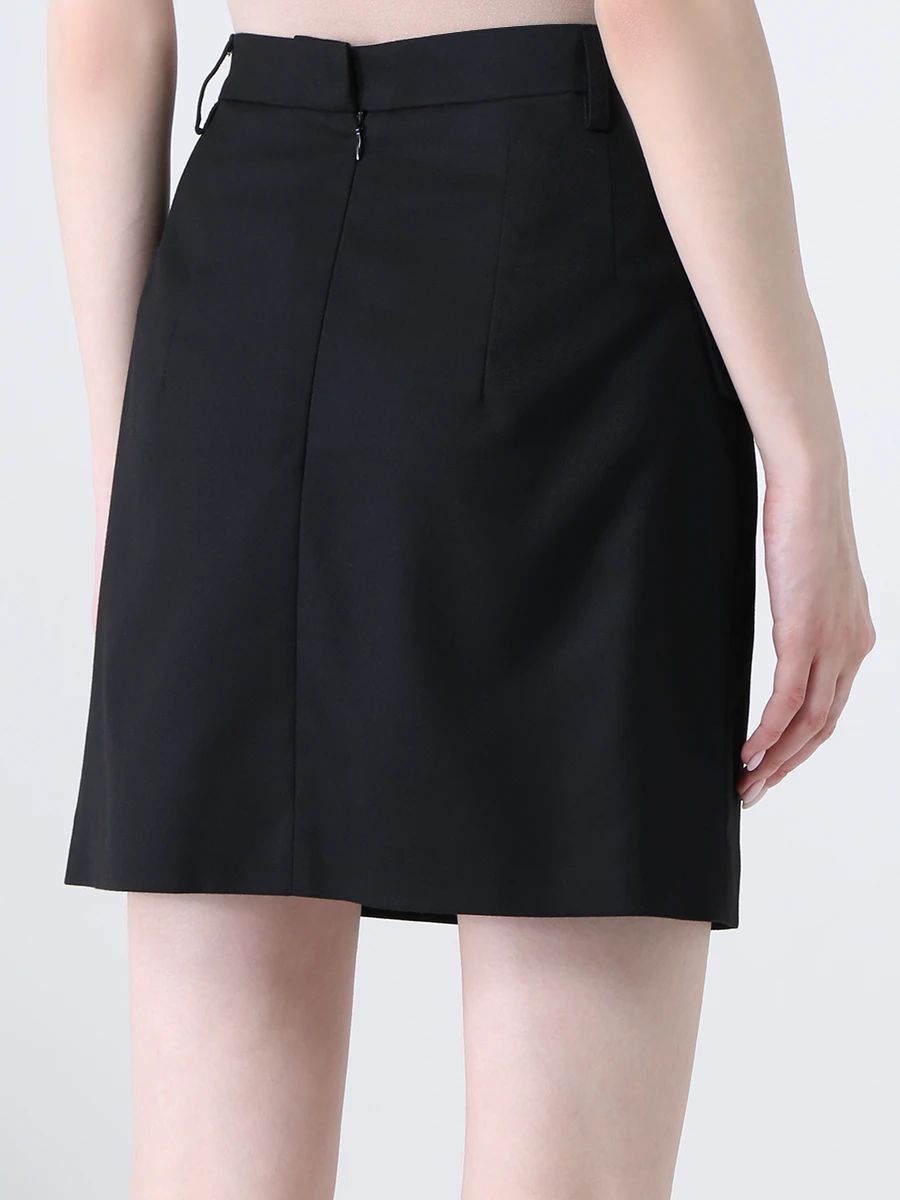 

Юбка из вискозы, Черный, FW22-1825