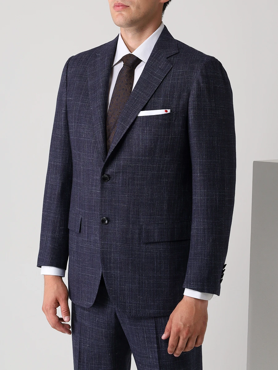 Костюм классический KITON UA81K0103A13001 Клетка  Фото 4