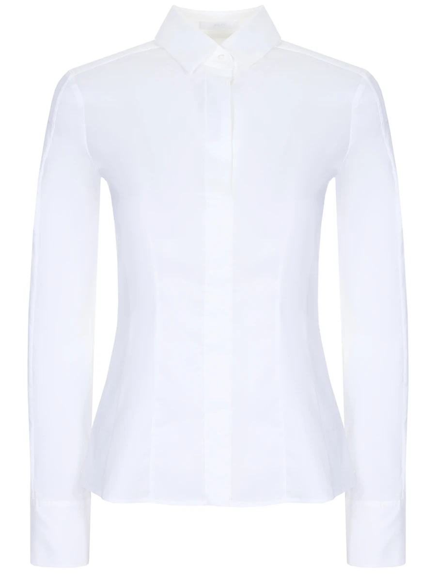 Рубашка Slim Fit хлопковая BOSS 50290338/100, размер 38, цвет белый 50290338/100 - фото 1
