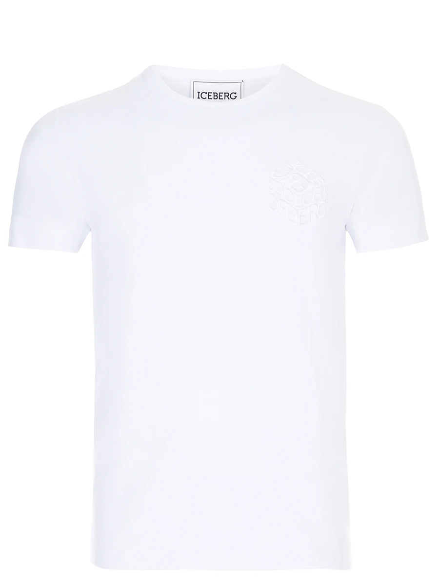 

Футболка хлопковая, Белый, F01E-6309-1101