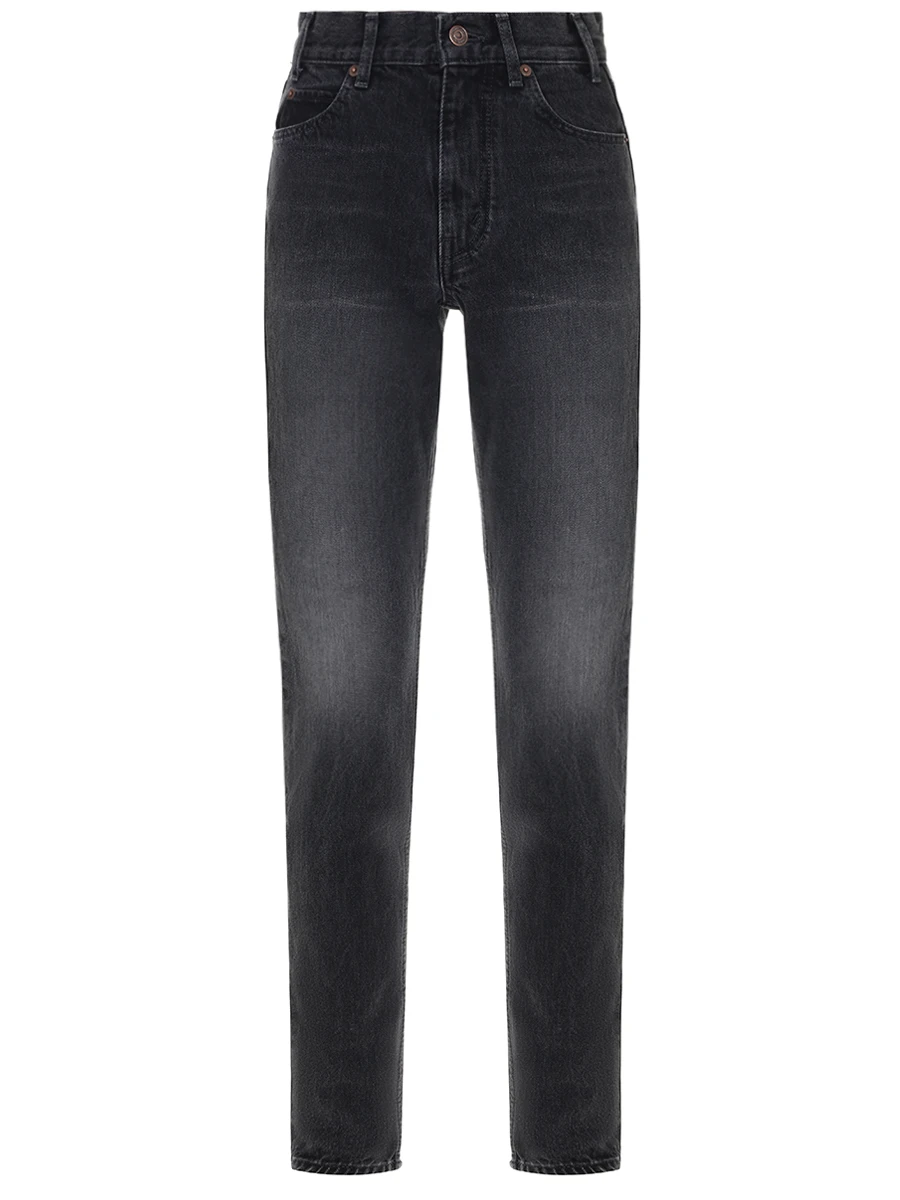 Джинсы хлопковые CELINE 2N206511N.38VB Черный 