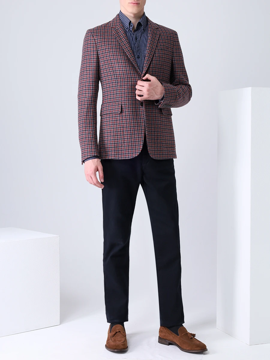 

Рубашка Regular Fit хлопковая, Принт, 11313179/005