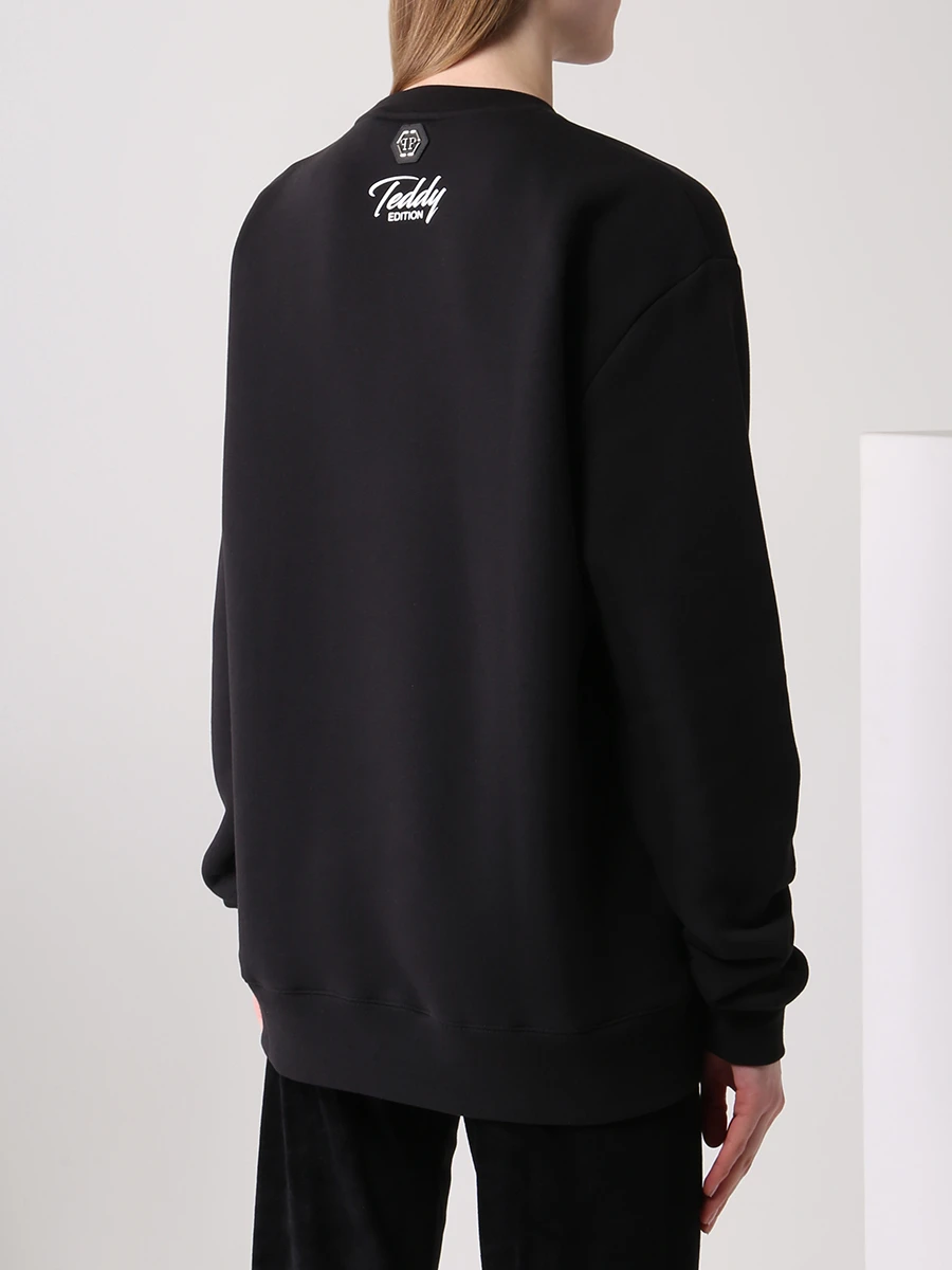 Толстовка-унисекс хлопковая с принтом PHILIPP PLEIN FAAC MJO0772/24 Принт  Фото 7