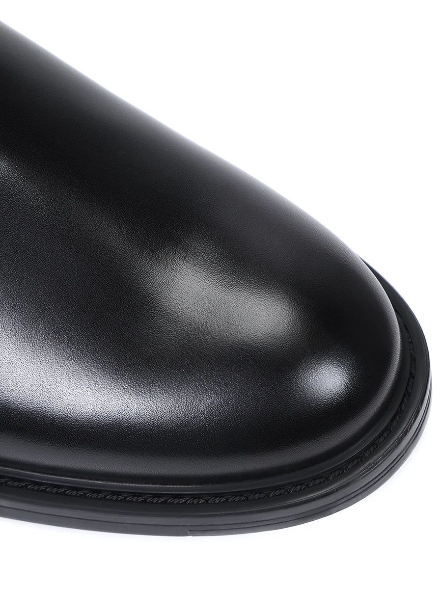 

Челси кожаные на байке, Черный, 3169002