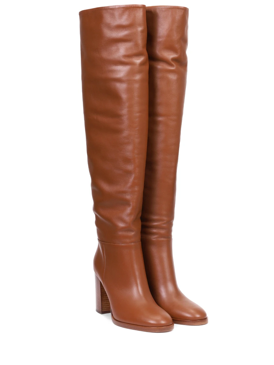 

Сапоги кожаные Santiago Cuissard, Коричневый, G80484.85CUO.VGTCUOI