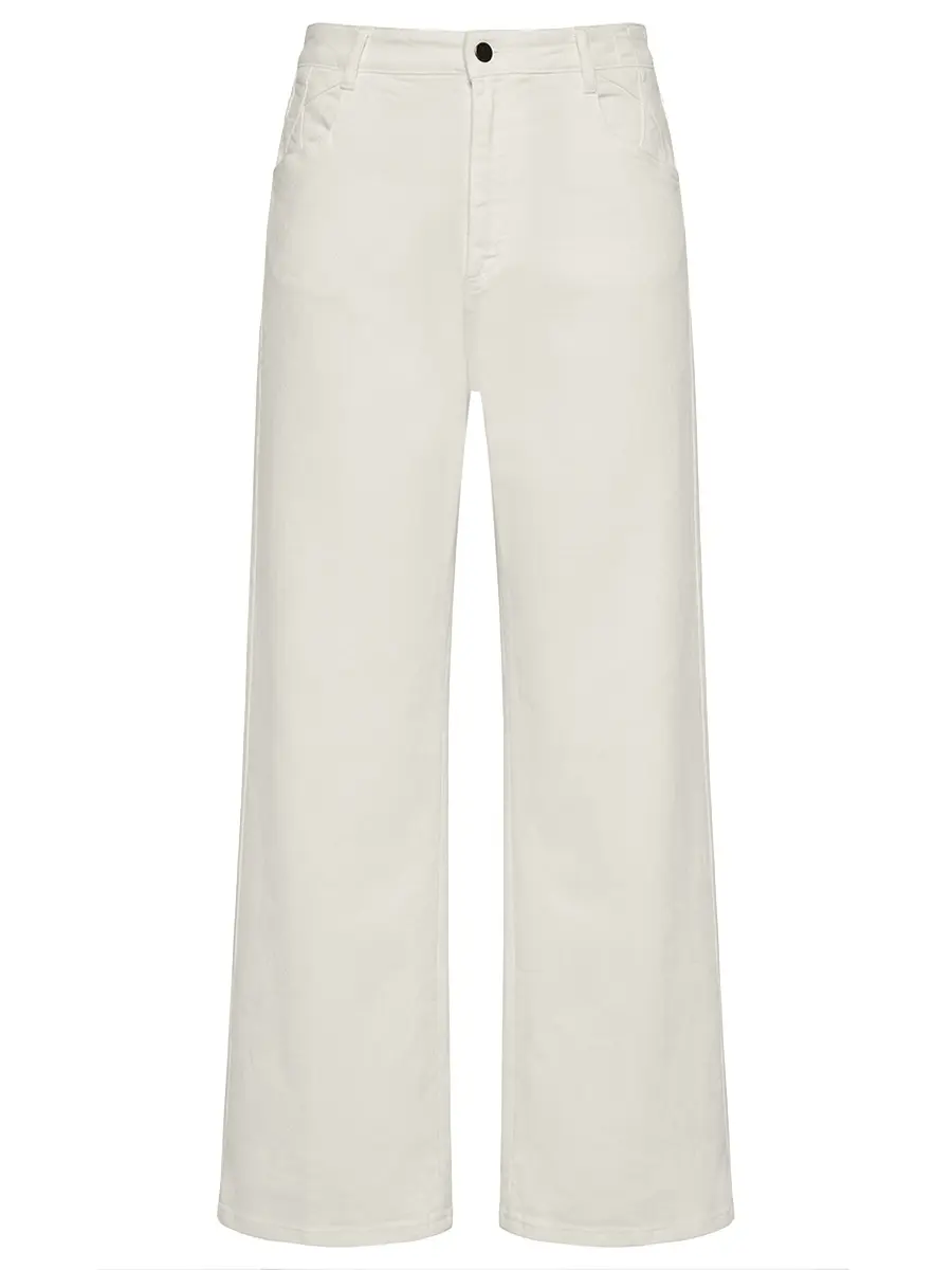 Джинсы хлопковые KITON DJ52102X0451A0100C Белый 