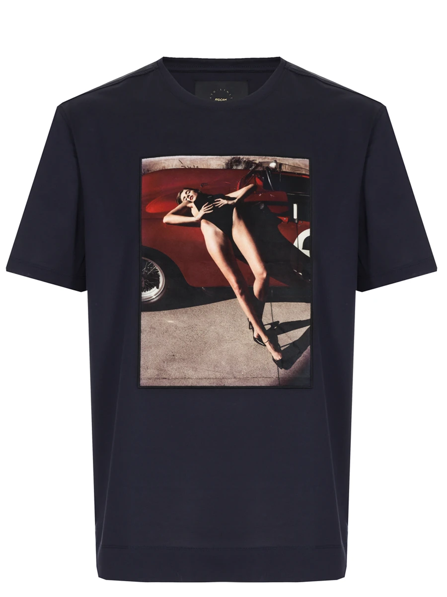 

Футболка хлопковая с принтом, Принт, Namber 2