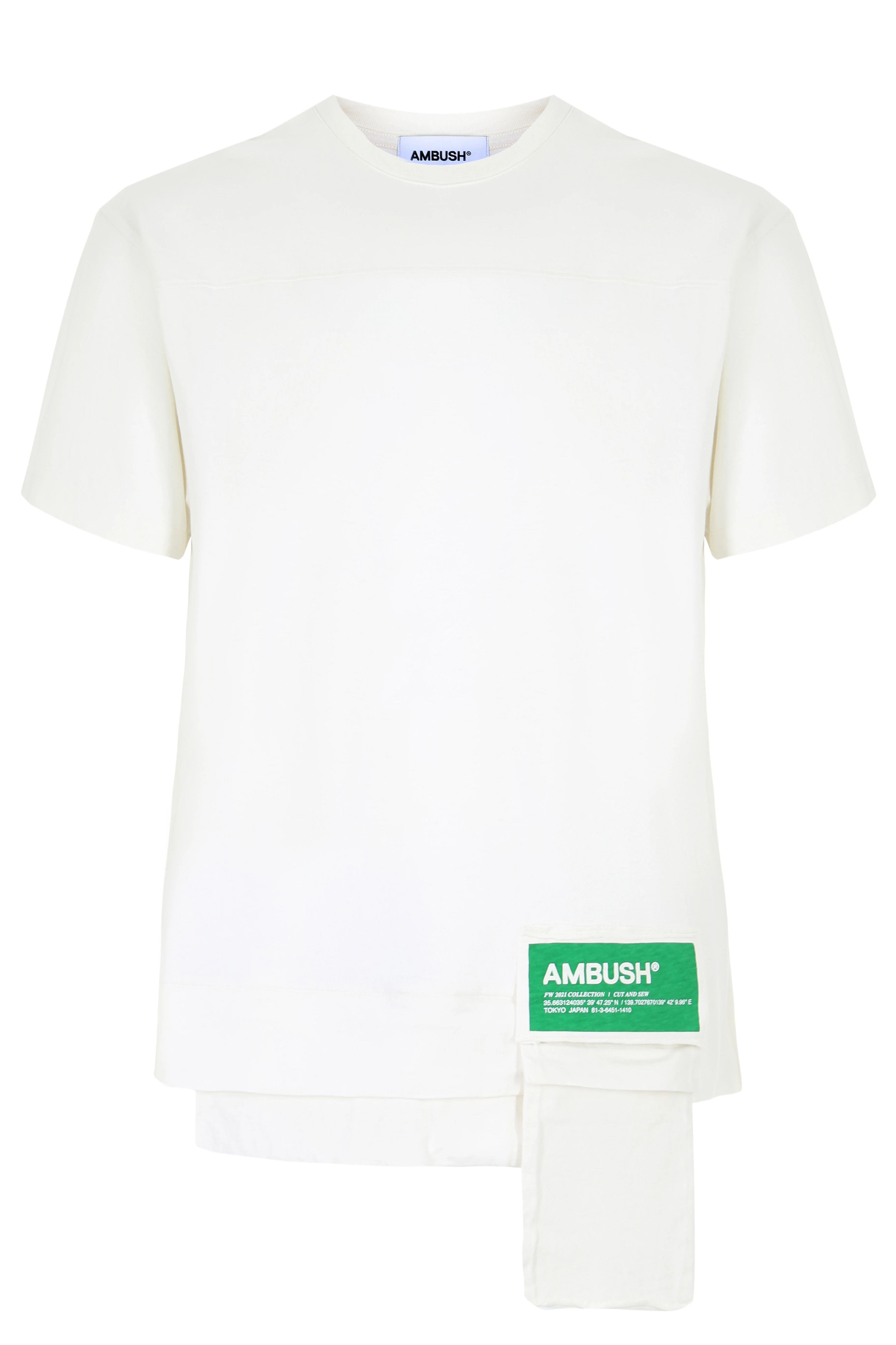 

Футболка хлопковая, Белый, BMAA004F21JER0010358