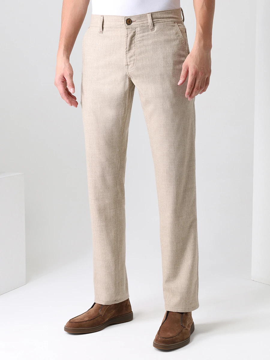 Джинсы шерстяные SCISSOR SCRIPTOR OTTAVIANO T127 BEIGE-17 Бежевый  Фото 4