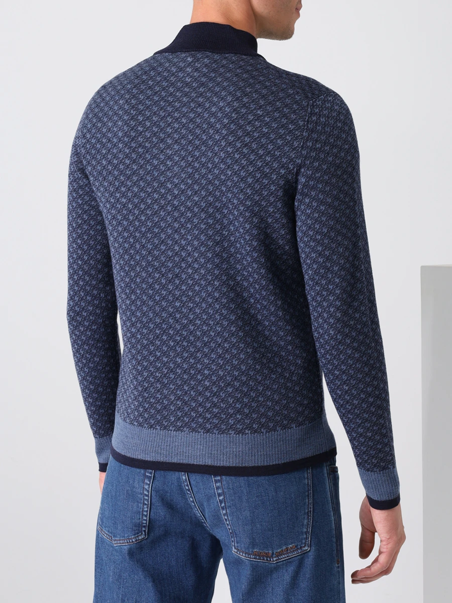 Джемпер шерстяной CANALI MK01263/301/C0827 Синий  Фото 3