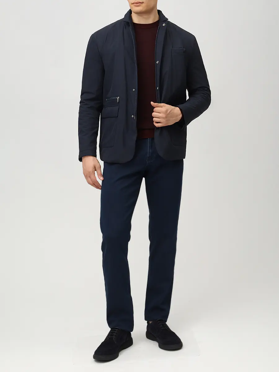 Джемпер шерстяной CANALI MK01262/910/C0825 Бордовый  Фото 2