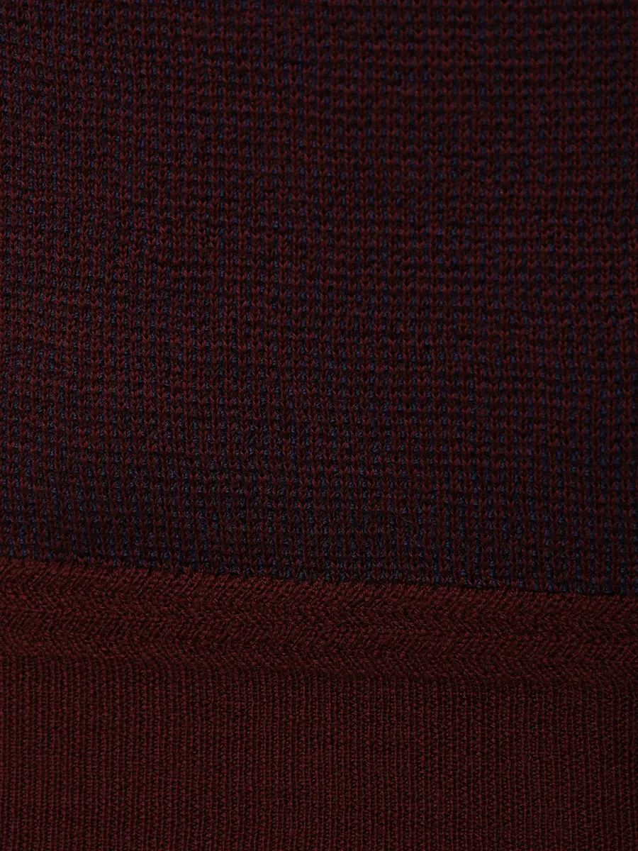 Джемпер шерстяной CANALI MK01262/910/C0825 Бордовый  Фото 6